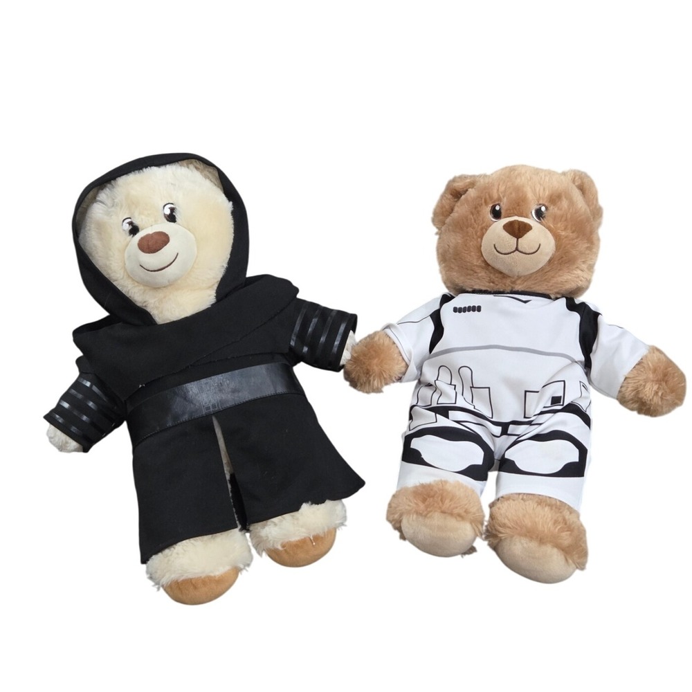 Build A Bear Star Wars Plush Set‎ Darth Vader Stormtrooper BABW